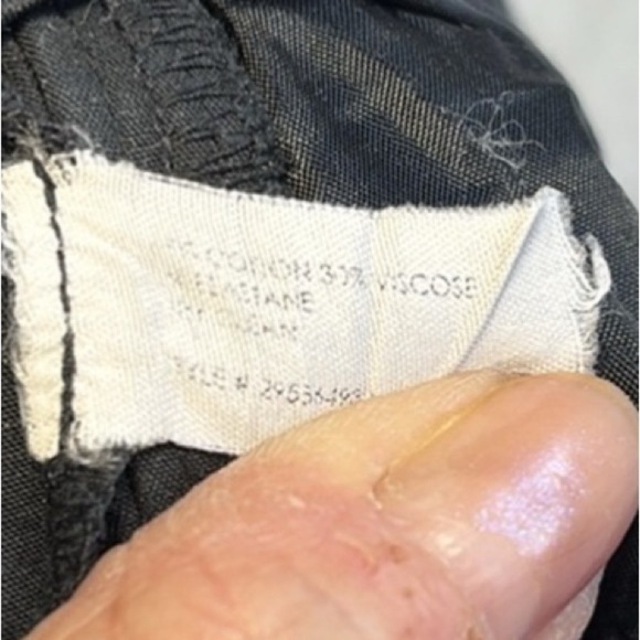 Club Monaco Black Cotton Blend Ankle Pants Size 8 - Picture 7 of 7